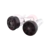cafe 4 racer - HIGHSIDER handlebar end CONERO TYPE 2, black matte - Highsider Bar Ends 4054783390984