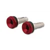 cafe 4 racer - HIGHSIDER Handlebar weights AKRON-XS red - Highsider Bar Ends 4054783543311