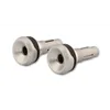 cafe 4 racer - HIGHSIDER Handlebar weights AKRON-XS silver - Highsider Bar Ends 4054783543304