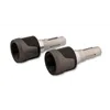 cafe 4 racer - HIGHSIDER Handlebar weights AKRON-XL titan - Highsider Bar Ends 4054783543380