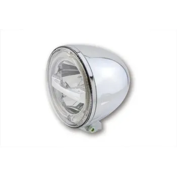 cafe 4 racer - Jasná, 5,75palcová jednotka LED světlometu. Černá - MCS Světla LED 