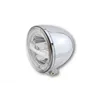 cafe 4 racer - HIGHSIDER 5 3/4 inch LED main headlight CIRCLE chrome - Highsider LED Headlight & inserts 4054783227723
