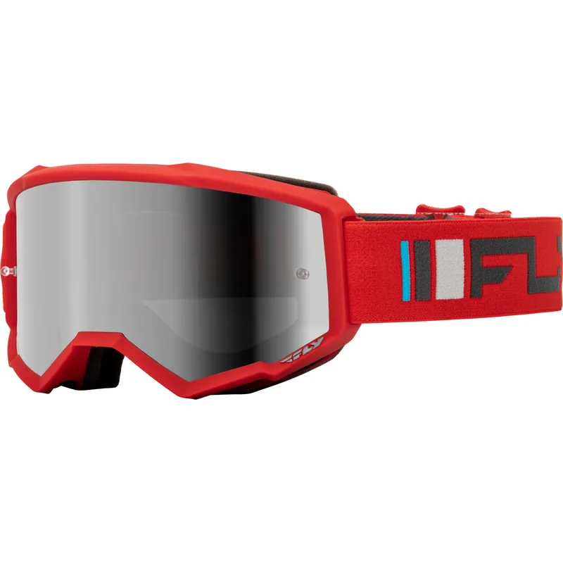 cafe 4 racer - FLY GOGGLE ZONE 24, RED/SIL - FLY RACING Googles 191361408267