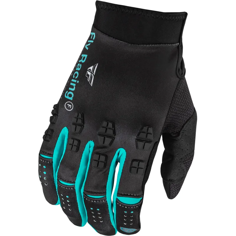 cafe 4 racer - FLY RUKAVICE EVOLUTIO DST STROBE, ČERNÁ, XL - FLY RACING Rukavice 191361409141