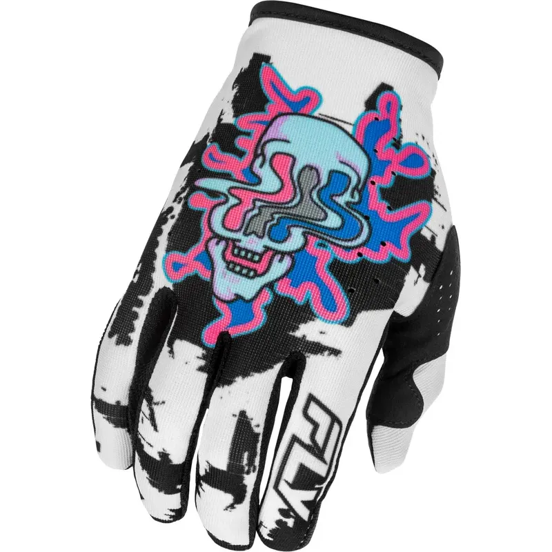 cafe 4 racer - FLY RUKAVICA LITE´26 WARP SE, BIELA, M - FLY RACING Rukavice 191361514708