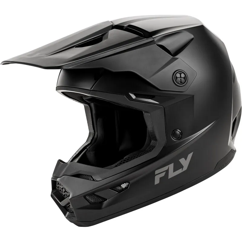 cafe 4 racer - FLY HELMT KINETIC SOLID´25 YTH, MBL, YL - FLY RACING Helmets 191361435669