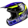 cafe 4 racer - FLY HELMT KINETIC SCORH´25 YTH, BLU, YL - FLY RACING Helmets 191361435591