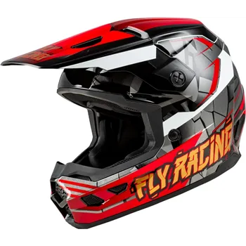 cafe 4 racer - FLY HELMA KINETIC SCORH´25 YTH, MODRÁ, ŽLTÁ - FLY RACING Helmets 191361435591