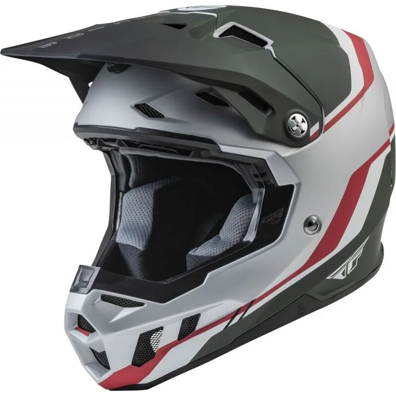 cafe 4 racer - FLY PŘILBA FORMULA CC `22, ŠEDÁ, XL - FLY RACING Helmets 191361283284