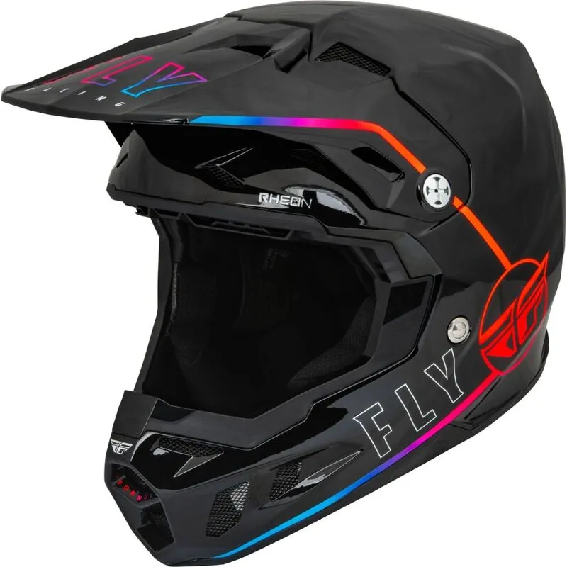 cafe 4 racer - FLY PŘILBA FORMULA CC `23, ČERNÁ, XL - FLY RACING Helmets 191361353024