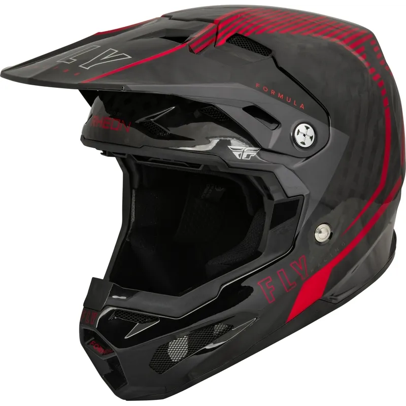 cafe 4 racer - FLY HELMT FORMULA CARB TRACER, RED, XS - FLY RACING Helmets 191361352393
