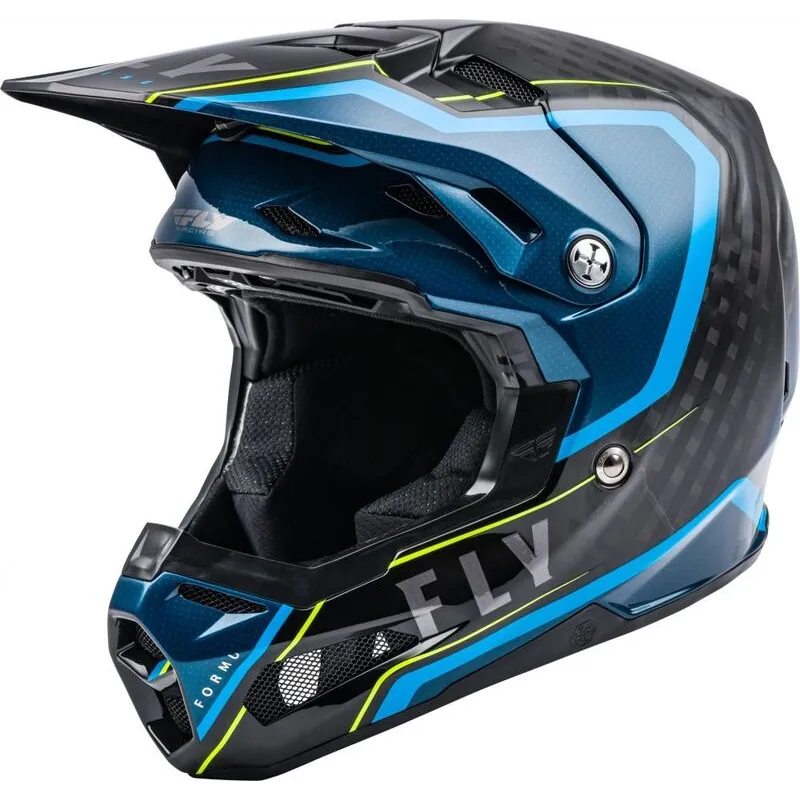 cafe 4 racer - FLY PRILBA FORMULA CARBON `22, ČIERNA, XL - FLY RACING Helmets 191361237362