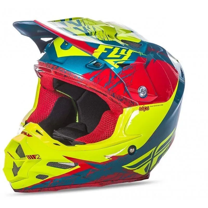 cafe 4 racer - FLY HELMET F2 `18, NYE, S - FLY RACING Helmets 