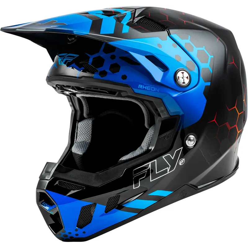 cafe 4 racer - FLY PŘILBA FORMU CC TKTONIC24, MODRÁ, XL - FLY RACING Helmets 191361460715