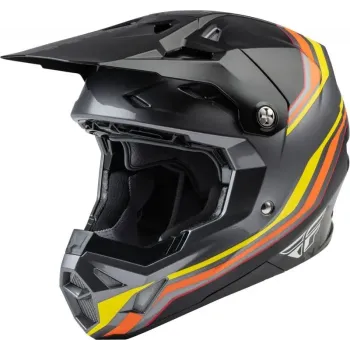cafe 4 racer - FLY HELMT KINETIC SOLID´25 YTH, MBL, YL - FLY RACING Helmets 191361435669