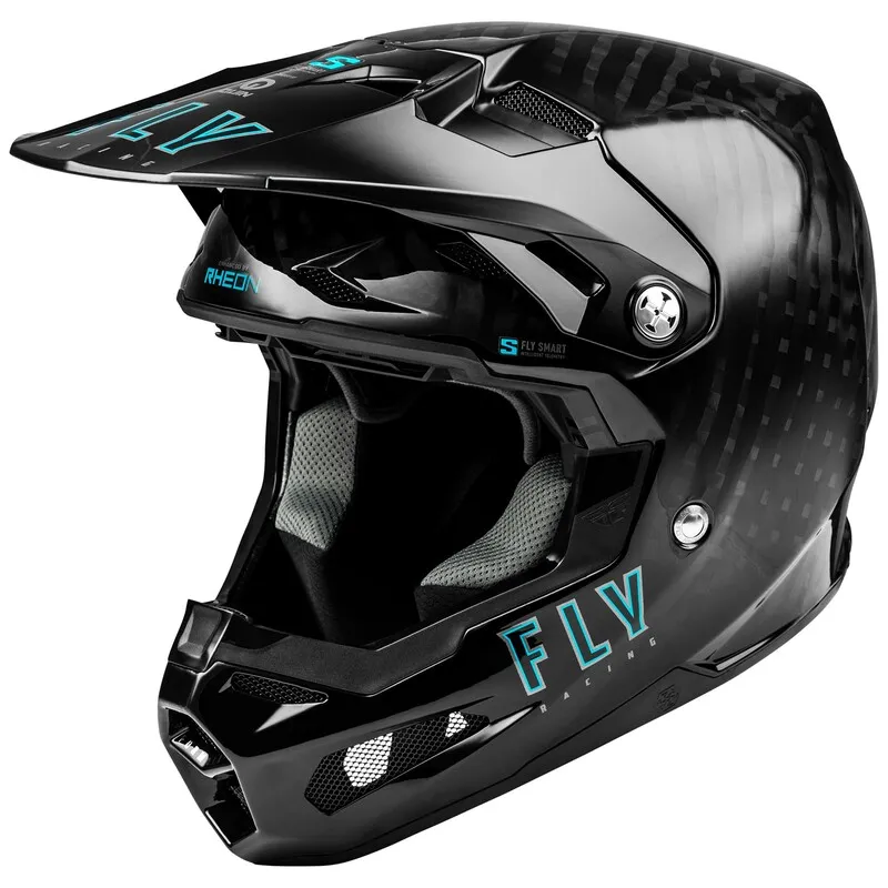 cafe 4 racer - FLY PRILBA FORMULA S CARBON YTH, BIELA, ŽLTÁ - FLY RACING Helmets 191361484445