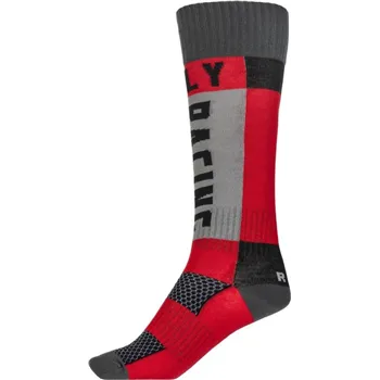 cafe 4 racer - FLY SOX MX THICK, RED, S/M - FLY RACING Socks 191361296307