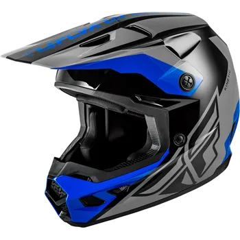 cafe 4 racer - FLY PŘILBA KINETIC VISION, MODRÁ, 2XL - FLY RACING Helmets 191361353888