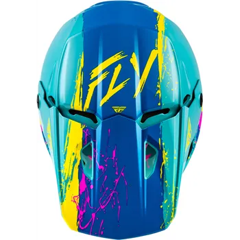 cafe 4 racer - FLY HELMT KINETIC DRIP´26 YTH, BLU, YS - FLY RACING Helmets 191361537059