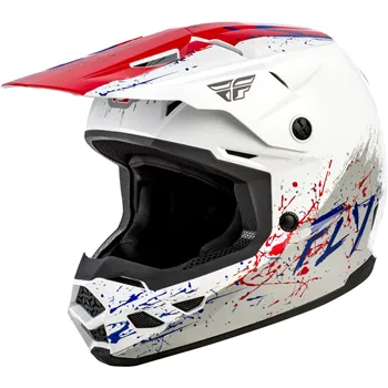 cafe 4 racer - FLY HELMT KINETIC DRIP´26 YTH, BLU, YS - FLY RACING Helmets 191361537059