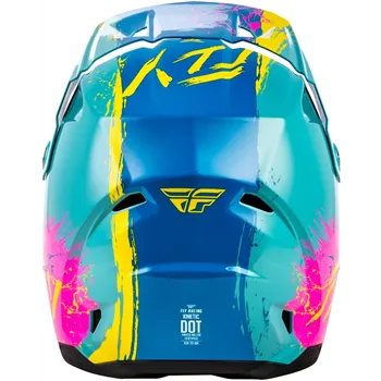 cafe 4 racer - FLY HELMT KINETIC DRIP´26 YTH, BLU, YS - FLY RACING Helmets 191361537059