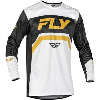 cafe 4 racer - FLY DRES RAYCE´25 MTB DĚTSKÝ, ČERNÁ, ŽL - FLY RACING Dres 191361488269