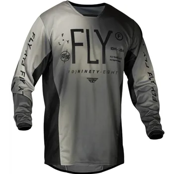 cafe 4 racer - FLY JERSEY KINETIC PRODIGY YTH, BLK, YL - FLY RACING Jersey 191361413858