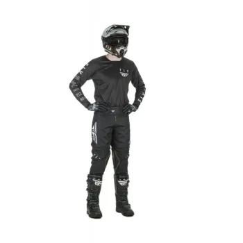 cafe 4 racer - FLY DRES KINETIC K121 YTH21, ČIERNY, YM - FLY RACING Dres 191361225659