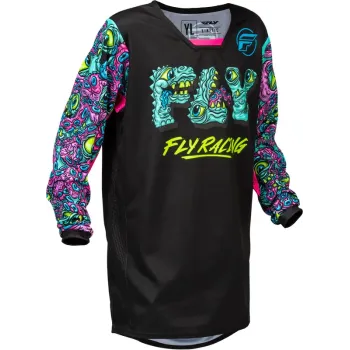cafe 4 racer - FLY JERSEY RIPA 3/4 SL BICY19, BLU, S - FLY RACING Jersey 191361081569