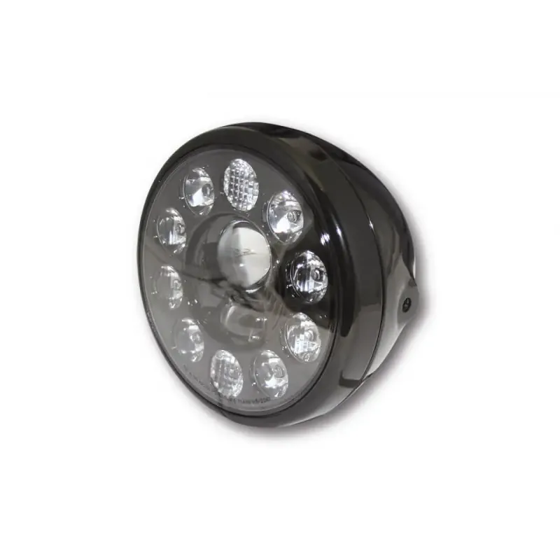 cafe 4 racer - HIGHSIDER 7-palcový LED svetlomet RENO TYPE 1 - Highsider Predné svetlá s bočným úchytom 4054783029563