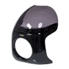 cafe 4 racer - Cafe Racer Fairing Type 2 ABS unfinished black smoke screen - Highway Hawk Front Headlamp Masks 4054783248636