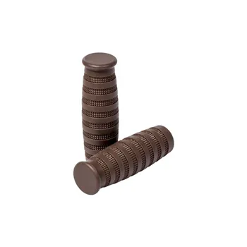 cafe 4 racer - Handgrips Street Vintage Hnedá - Highway Hawk 22mm & 7/8 inch 4054783242900