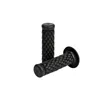 cafe 4 racer - HIGHWAY HAWK Handgrips, Cafe style, Black, 22mm - Highway Hawk 22mm &  7/8 inch 4054783411436