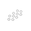 HIGHWAY HAWK Washer alu. Ø 10 X Ø 16 X 1.5Mm (10Pc)