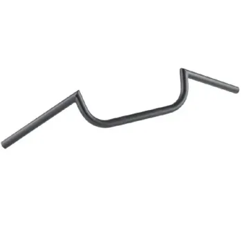 cafe 4 racer - HIGHWAY HAWK Handlebar Ace 22 mm (7/8) black - Highway Hawk Cafe Racer M-bars 4054783411542