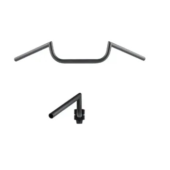 cafe 4 racer - HIGHWAY HAWK Handlebar Ace 22 mm (7/8) black - Highway Hawk Cafe Racer M-bars 4054783411542