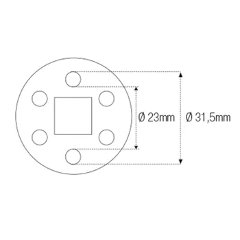 cafe 4 racer - JMP NUT SOCKET ØINT 23MM ØEXT 31MM - JMP Tools 4043981068764