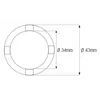 cafe 4 racer - JMP NUT SOCKET ØINT 34MM ØEXT 43MM - JMP Tools 4043981169416