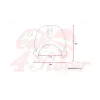 Universal cafe racer mask