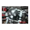 cafe 4 racer - HIGHSIDER 5 3/4 palcový LED světlomet ATLANTA černý/chromový - Highsider Přední světla s bočním uchycením 4054783029044