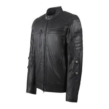 cafe 4 racer - John Doe Technická kožená bunda s XTM černá - JOHN DOE Bundy 