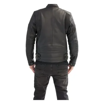 cafe 4 racer - John Doe Technická kožená bunda s XTM čierna - JOHN DOE Bundy 