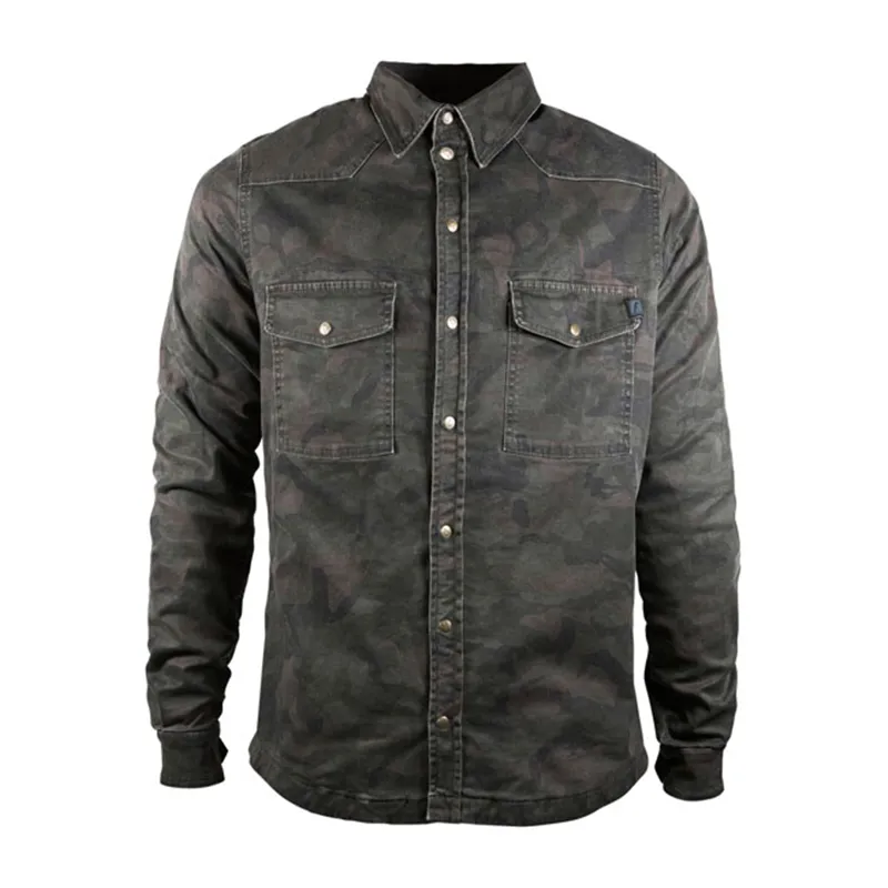cafe 4 racer - John Doe Motorshirt XTM® kamufláž - JOHN DOE Košile 