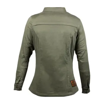 cafe 4 racer - John Doe Motoshirt women XTM© olive - JOHN DOE Shirts 