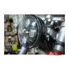 cafe 4 racer - HIGHSIDER 5 3/4 inch LED Headlight ATLANTA black/chrome - Highsider Headlights bottom mount 