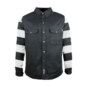 cafe 4 racer - 13 1/2 Oceľová flanelová farba oxblood - 13 1/2 Company Košele 