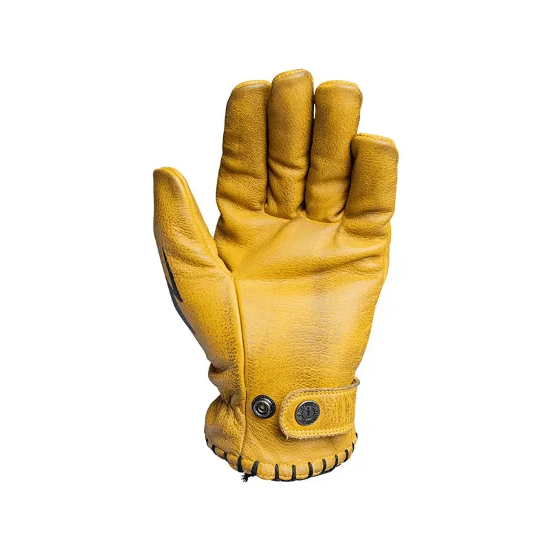 cafe 4 racer - John Doe Coyote gloves yellow/black - JOHN DOE Gloves 