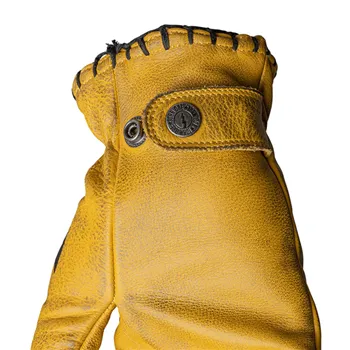 cafe 4 racer - John Doe Coyote gloves yellow/black - JOHN DOE Gloves 