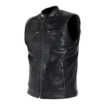 cafe 4 racer - WCC x 13 1/2 Dominator RAW denim riding vest - WEST COAST CHOPPERS Vesty 