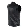 cafe 4 racer - John Doe Storm Leather vest black - JOHN DOE Vests 